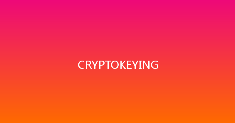 CRYPTOKEYING 