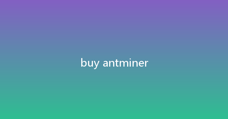 buy antminer 